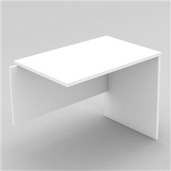 OM Classic Desk Return 900Wx720Hx450mmD All White (Freight Applies)