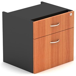 OMClassicFixedPedestal 1 file 1drawer450Hx464Wx400mmD Cherry Charcoal (Freight Applies)