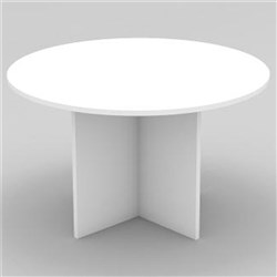 OM Classic Round Meeting Table 720Hx900mm Diameter All White (Freight Applies)