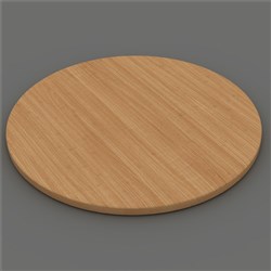 OM Classic Round Table Top Only 600mm Diameter  Beech (Freight Applies)