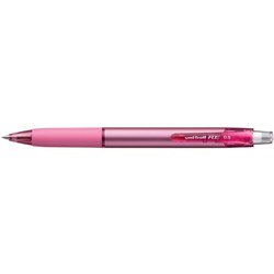 Uni-Ball URN180 RE Erasable Gel Rollerball Pen Retractable Fine 0.5mm Coral Pink Box 12