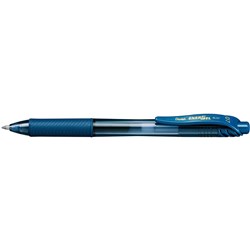 Pentel Bl107 Energel X Gel Pen Retractable Fine 0.7mm Navy Box 12