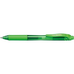 Pentel Bl107 Energel X Gel Pen Retractable Fine 0.7mm Lime Green Box 12