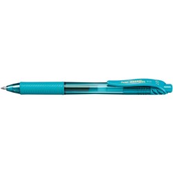Pentel Bl107 Energel X Gel Pen Retractable Fine 0.7mm Turquoise Box 12