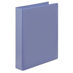 Marbig Clearview Insert Binder A4 2D Ring 38mm Purple Purple