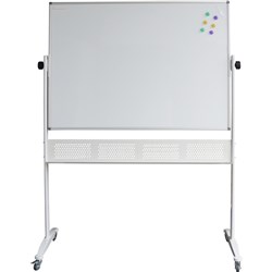 Rapidline Standard Mobile Whiteboard 1800x1200mm Aluminium Frame