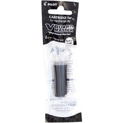 Pilot V Board Master Begreen Whiteboard Marker Refill Cartridge Black Pack 12