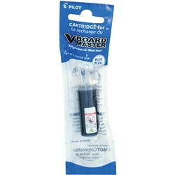 Pilot V Board Master Begreen Whiteboard Marker Refill Cartridge Blue Pack 12