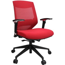Vogue Chair 625W x 590D x 950-1040mmH Red