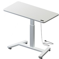 Hot Spot Mobile Sit To Stand Desk White