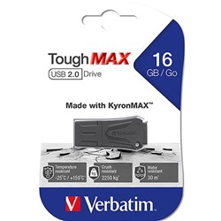 Verbatim Toughmax USB Drive USB 2.0 16GB