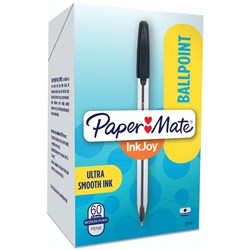 Papermate 50 Inkjoy Ballpoint Pen 1.0mm Black Box of 60