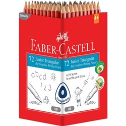 Faber-Castell Junior Triangular HB Pencils each