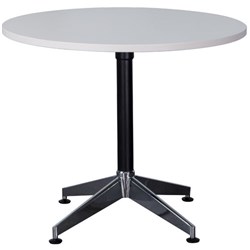 Rapidline Typhoon Round Table 900D x 730mmH White Top Black Base