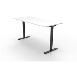 Rapidline BOOST+ Single Sided Workstation 1500W x 750D x 1270mmH White/Black