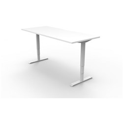 Rapidline BOOST+ Single Sided Workstation 1500W x 750D x 1270mmH White/White