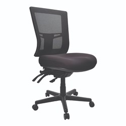 Buro Metro II 24/7 Mid Back Chair No Arms Nylon Base Seat Slide Mesh Back (Freight App)