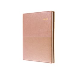 Collins Vanessa Diary  A4 Day to Page Rose Gold