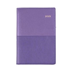 COLLINS VANESSA POCKET DIARY B7R Week To View Purple