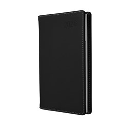 DEBDEN ASSOCIATE II DIARY B6/7 Slimline Week To View Black