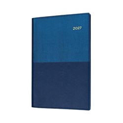 COLLINS VANESSA DIARY A5 Month To View with Notes Blue