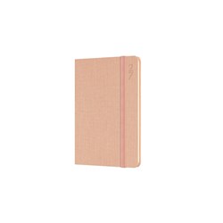 Debden Designer Diary D36 Week To View Textured Peach
