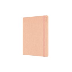 Debden Designer Diary Week To View A5 Textured Peach