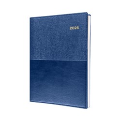 Collins Vanessa Diary  A5 Day to Page Blue
