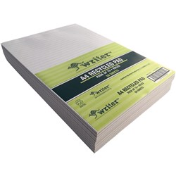 Writer Recycled Pad A4 Ruled 50 sheets Pack 10
