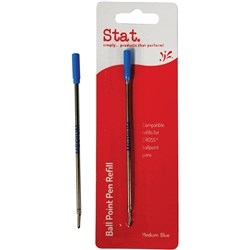 Stat Ballpoint Pen Refill Cross Compatible Medium Blue each