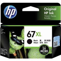 HP 67XL 3YM57AA Ink Cartridge High Yield Black