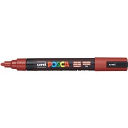 UNI Posca Poster Marker PC-5M 2.5mm Medium Bullet Ruby Red