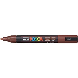 UNI Posca Poster Marker PC-5M 2.5mm Medium Bullet Cacao Brown
