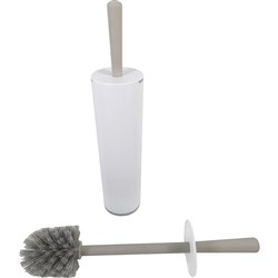 Compass Plastic Toilet Brush White/Grey