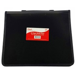 Stat A4 2R Zipper Binder with Handle 25mm