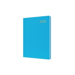 Collins Essential Diary A5 Day To Page Light Blue