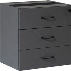 Rapidline Rapid Worker Fixed Pedestal 3 Drawer 465W x 370D x 454mmH Ironstone