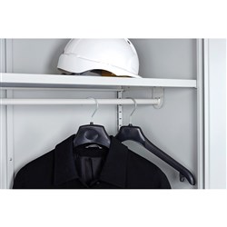 Rapidline GO Steel Cupboard Extra Shelf & Coat Rail 900W x 390D x 85mmH Silver Grey