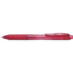 Pentel Energel BLN104 Gel Pen 0.4mm Tip Red box 12