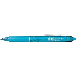 Pilot Frixion Clicker Pen Fine 0.7mm Light Blue bx 12