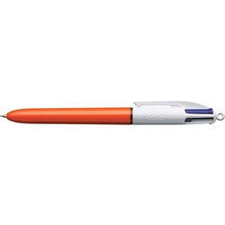 Bic 4 Colour Original Ballpoint Pen Retractable Fine 0.7mm Box 10