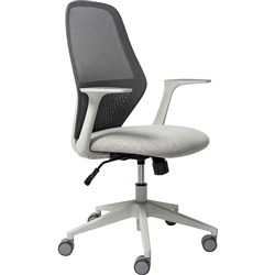 Buro Mondo Soho Office Chair Light Grey (Freight Applies)