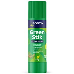 Bostik Green Stik 35g Large Dries Clear Pack 10