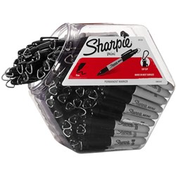 Sharpie Mini Fine Point Markers Permanent Bullet 1.0mm Black each