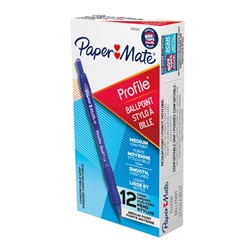 Paper Mate Profile Retractable Ballpoint Pen 1mm Blue