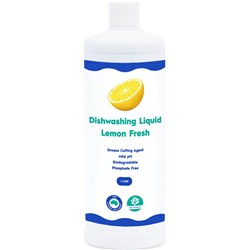 Clean Plus Dishwashing Liquid Lemon Fresh Fragrance 1 Litre (Freight Applies)