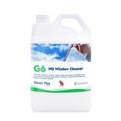 Clean Plus G6 HD Window Cleaner 5 Litres (Freight Applies)