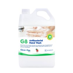 Clean Plus G8 Antibacterial Hand Wash 5 Litres (Freight Applies)