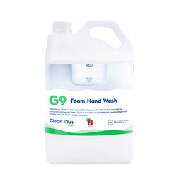 Clean Plus G9 Foam Hand Wash 5 Litres (Freight Applies)