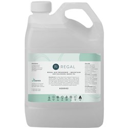 Regal Air Freshener Alcohol Base Mountain Air Fragrance 5 Litres (Freight Applies)